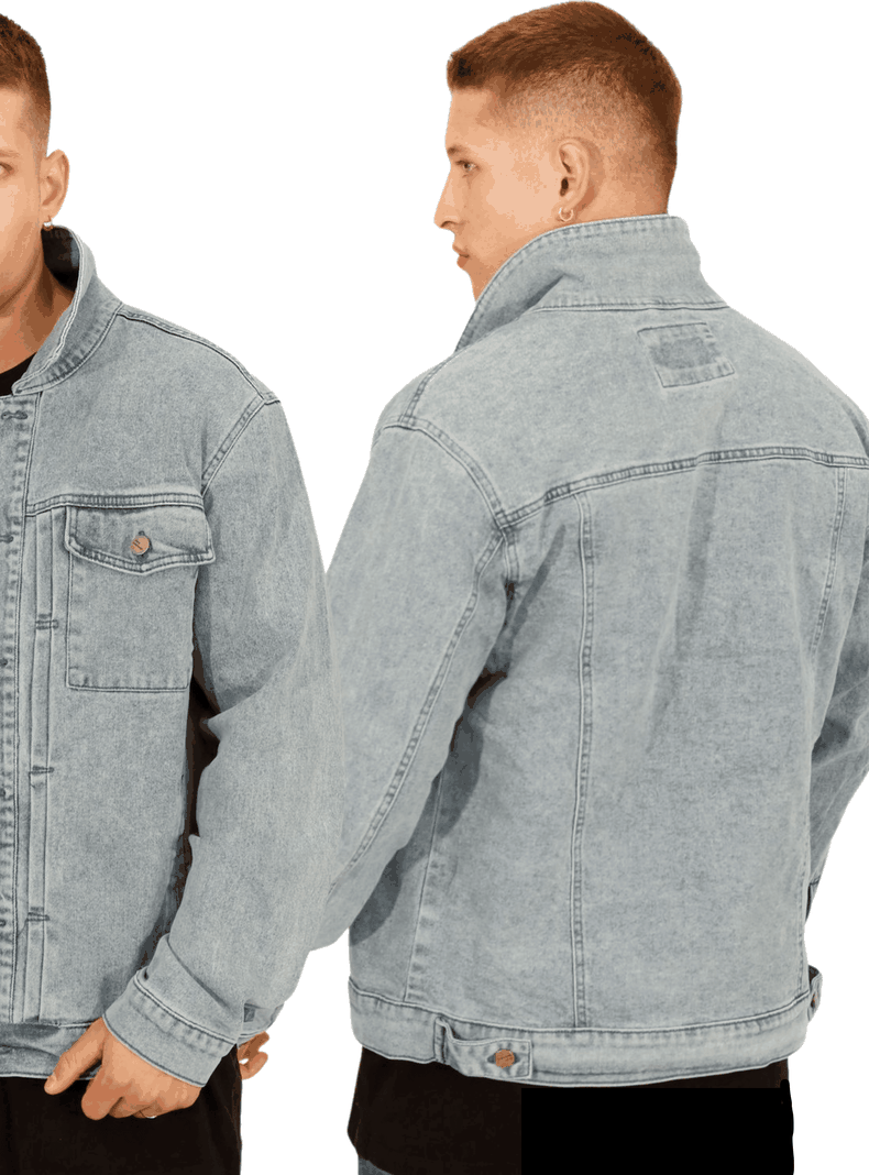 Chaqueta Mezclilla New French Hombre-1