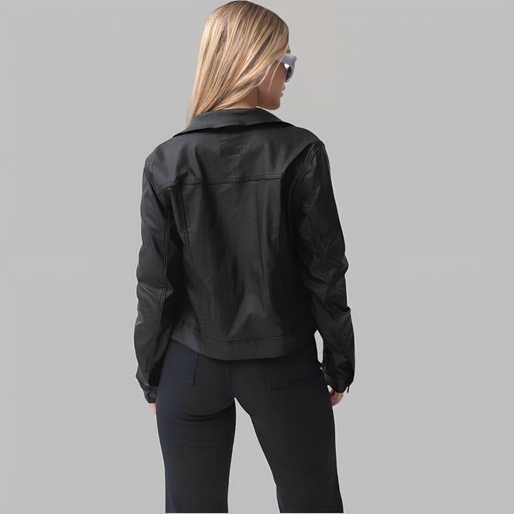 Chaqueta Clasica Ecocuero Mujer-1