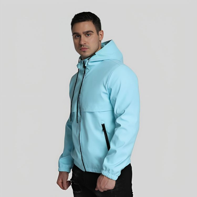 Chaqueta Cortavientos Ecocuero Hombre -1