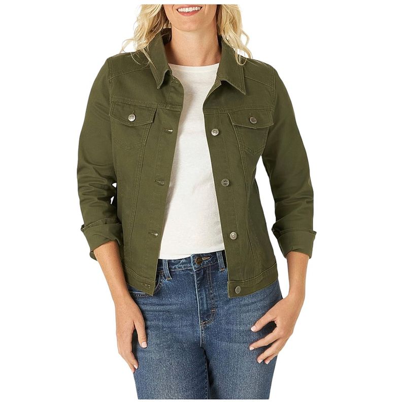 Chaqueta Jeans Mezclilla Colors Mujer-0
