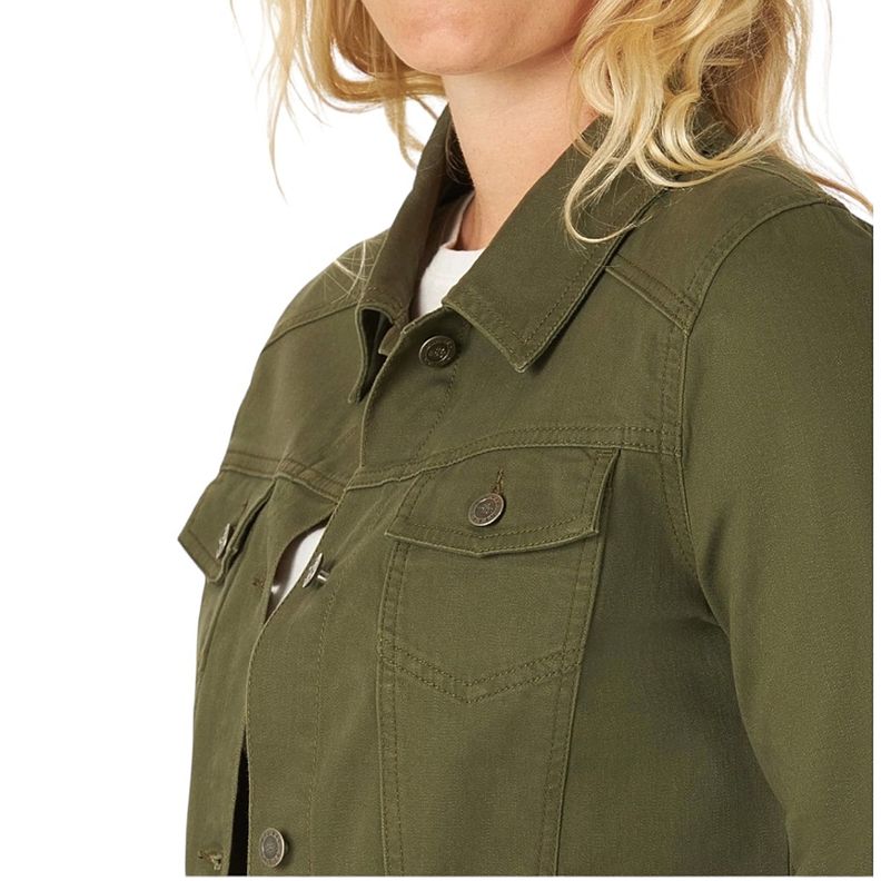 Chaqueta Jeans Mezclilla Colors Mujer-1