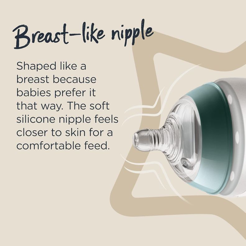 Tommee Tippee - Juego de biberones y chupetes de silicona para bebé -3