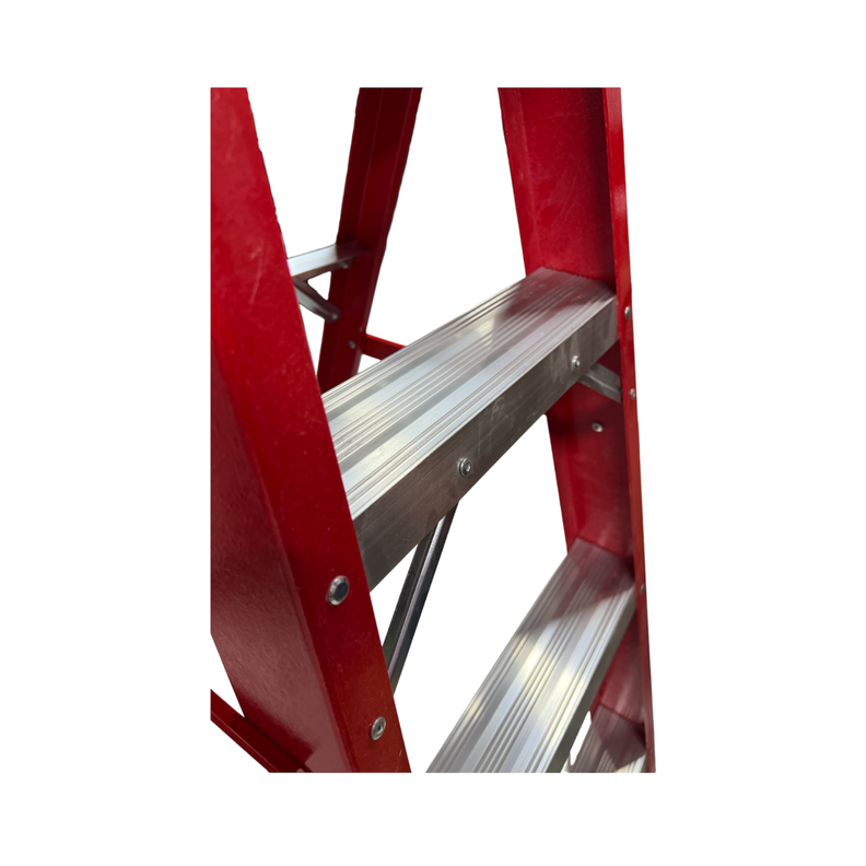 Escalera de Fibra de Vidrio Tipo Tijera 2.10 Mt-3