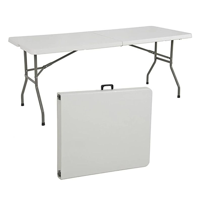 Mesa Plegable de Camping Tipo Maleta - 180x75-0