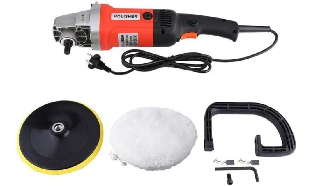 Maquina Pulidora Lijadora 1400W + Accesorios-3