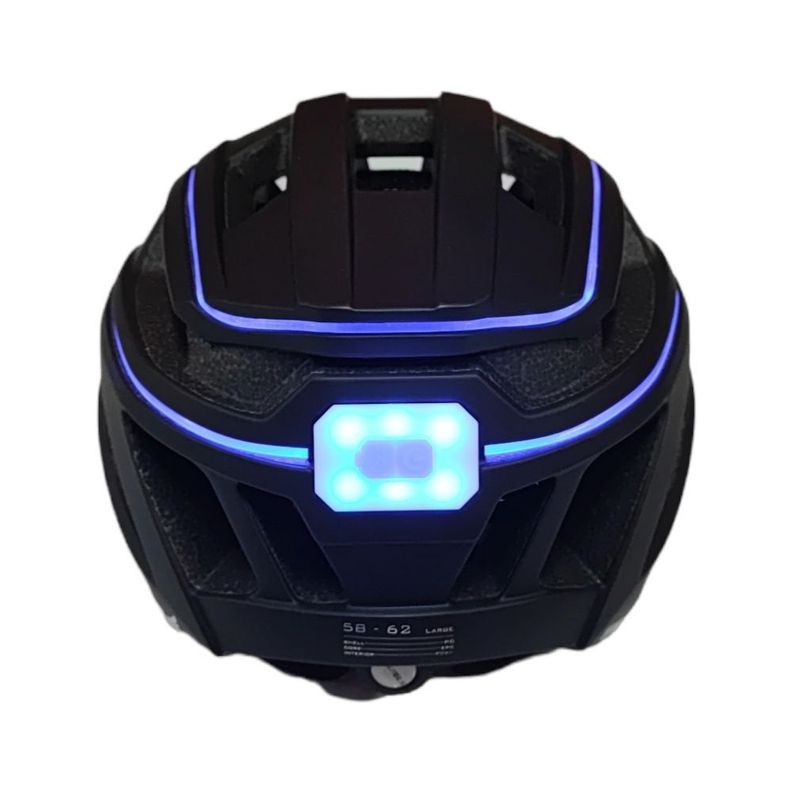 Casco De Bicicleta Profesional Con Luces LED-3