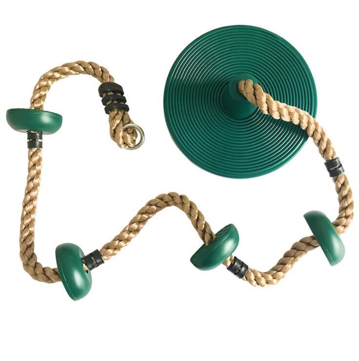Columpio Circular con Cuerda Para Escalar - Verde-0