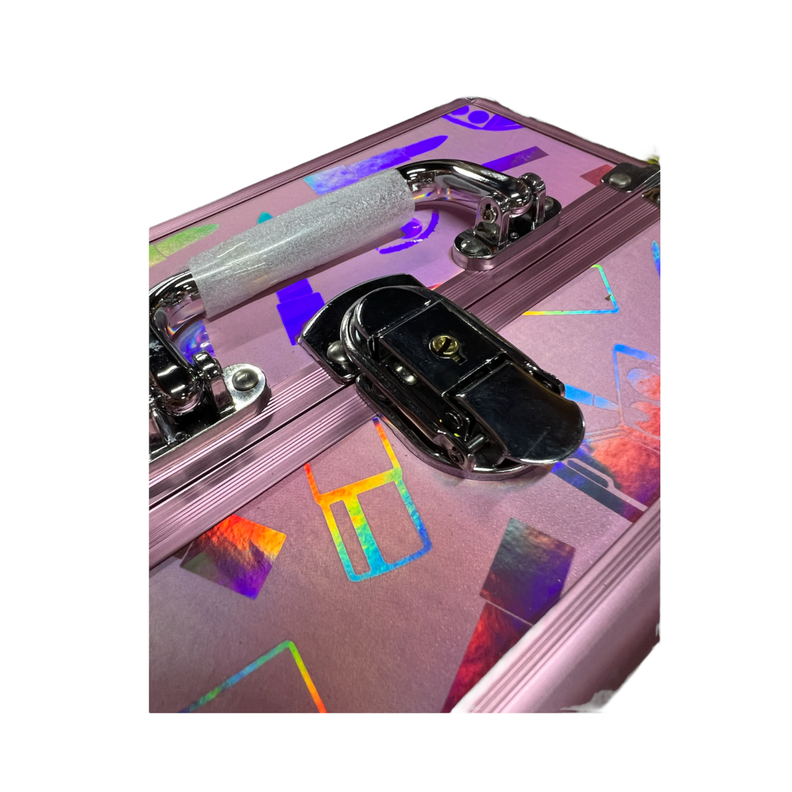 Maletín De Mano Para Maquillaje - Portátil Fucsia-3