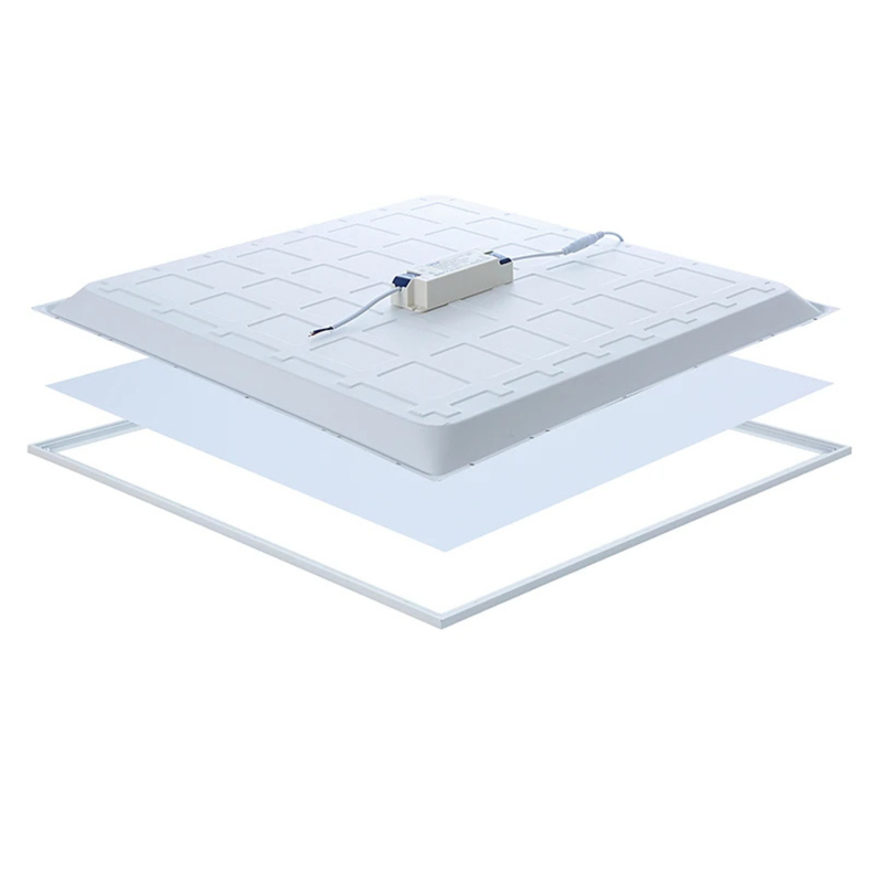 Pack 10 Panel Led Cielo Americano Embutido 60x60cm 48W Luz Neutra 4000°K-2