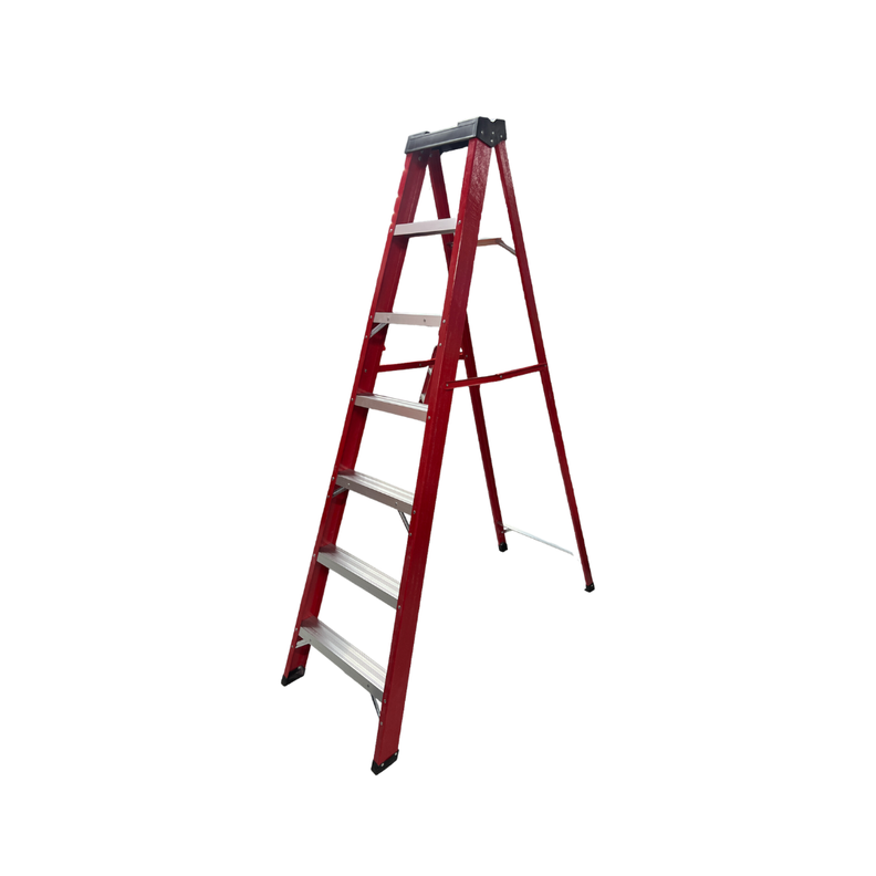 Escalera de Fibra de Vidrio Tipo Tijera 1.10 Mt-4