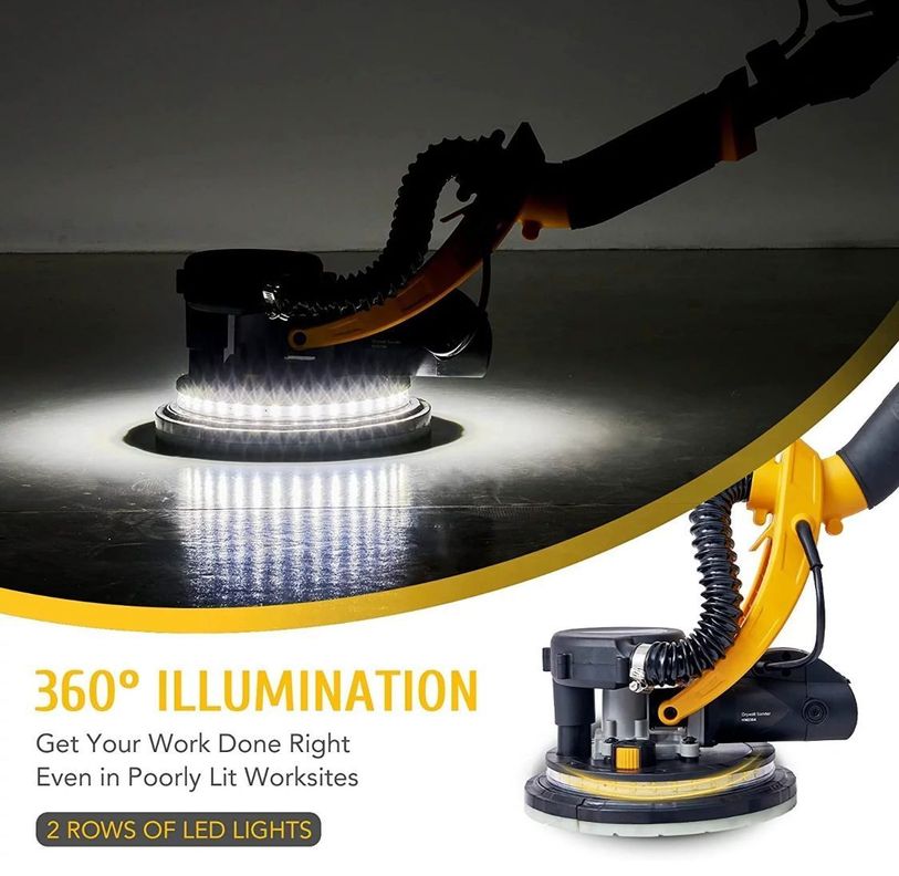 Lijadora-Aspiradora LED Industrial de Techo y Paredes - 1390W-3