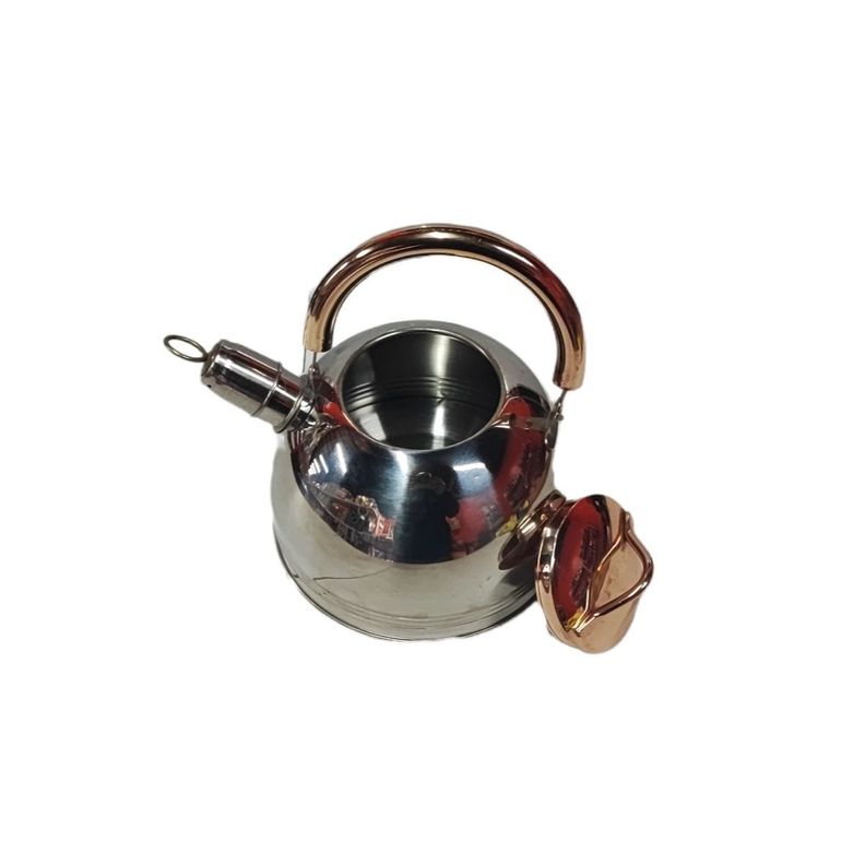 Batería De Acero Inoxidable Con Tetera - 12 Piezas-1