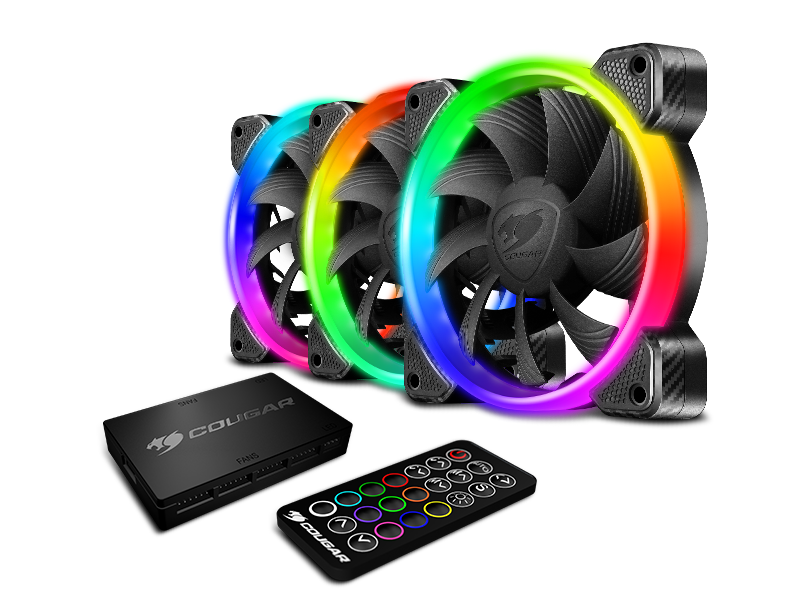 COUGAR VORTEX RGB SPB 120 - Kit de ventilador de armario del sistema - 120 mm-0