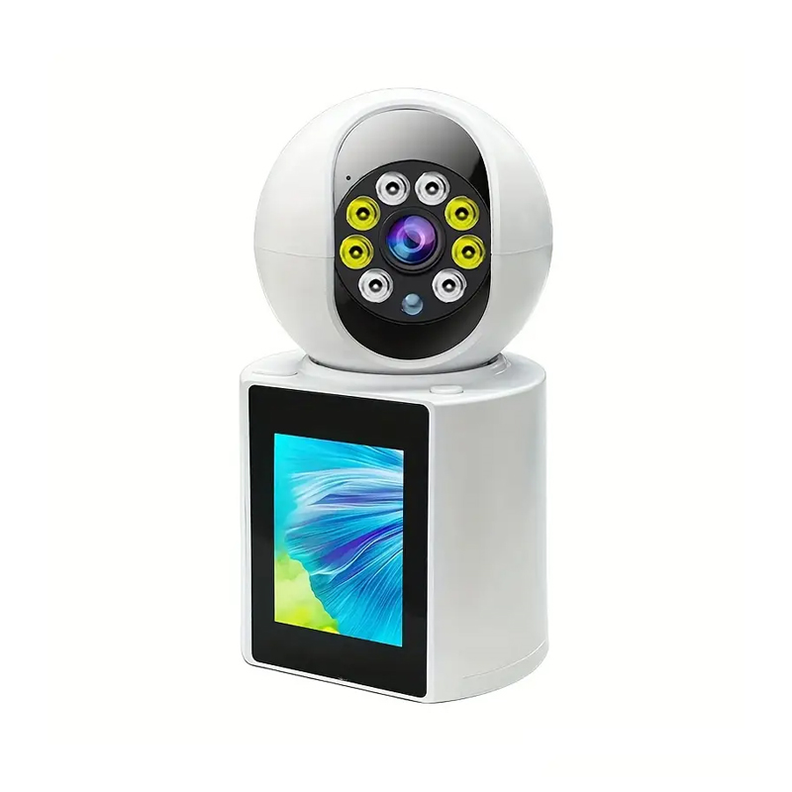 Camara De Vigilancia IP WIFI Con Pantalla, Ideal Para Videollamada.-0