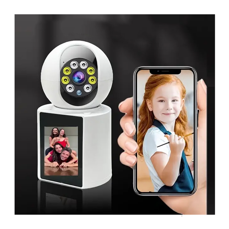 Camara De Vigilancia IP WIFI Con Pantalla, Ideal Para Videollamada.-1
