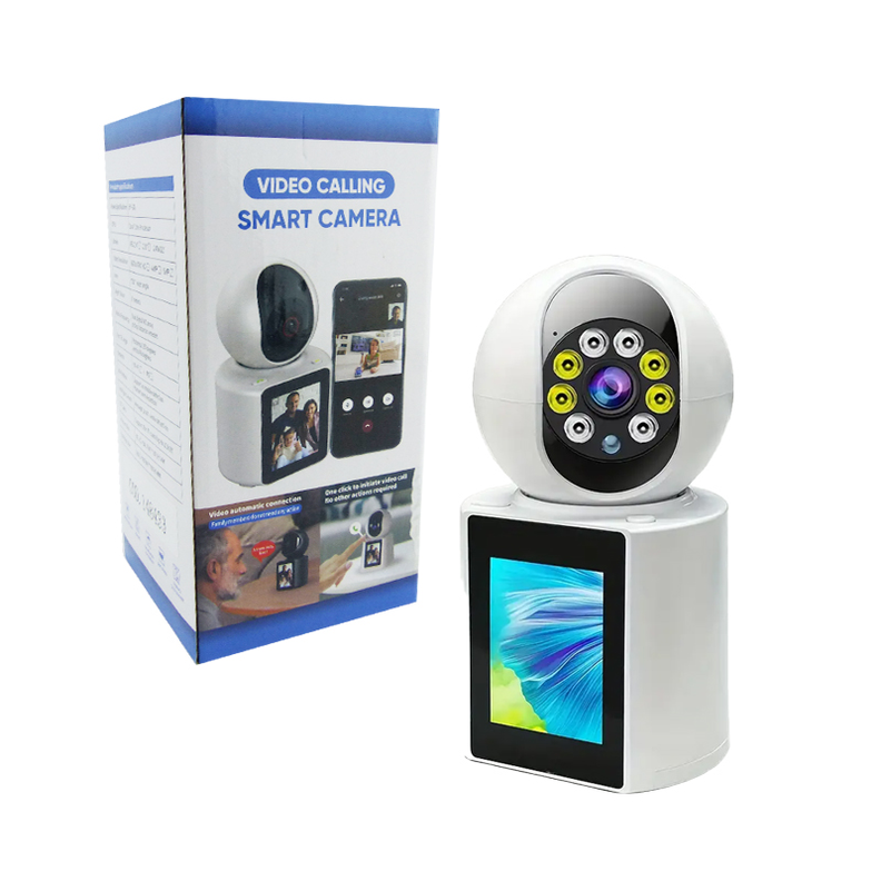 Camara De Vigilancia IP WIFI Con Pantalla, Ideal Para Videollamada.-2