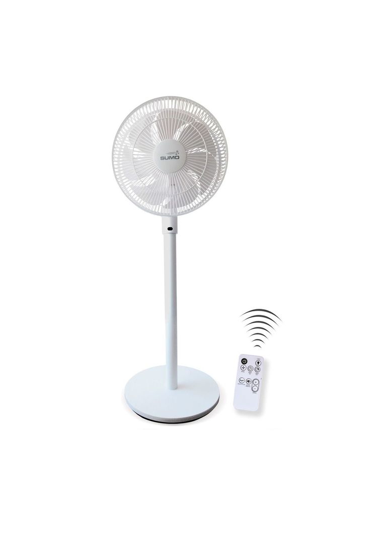 Ventilador silencioso con control remoto de pie VP-88 Sumo Blanco