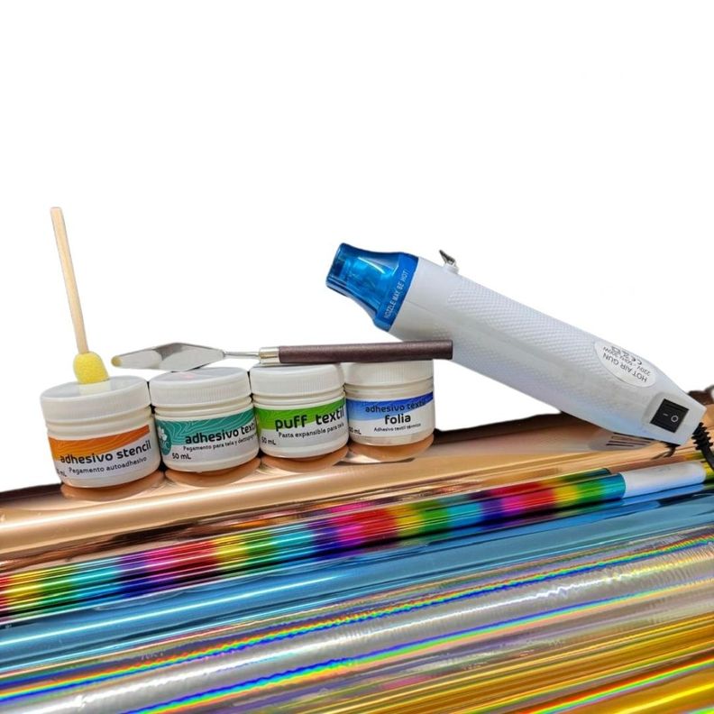 Kit completo de folia para intervenir ropa-0