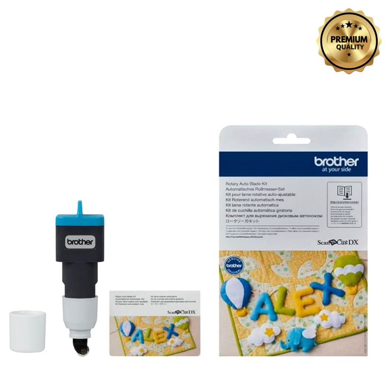 Kit cuchilla automática rotatoria telas Brother solo para Plotter-0