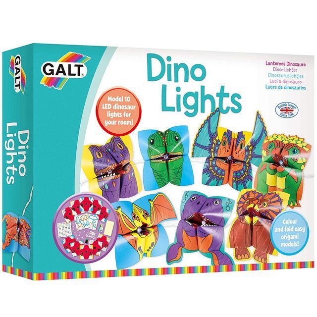 Manualidades Guirnalda luces dinosaurio-0