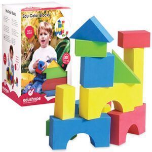 Bloques Goma Eva Color 80 pz