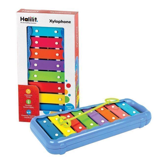 Instrumento Musical Xilofono Azul Baby 8 Notas Halilit-0