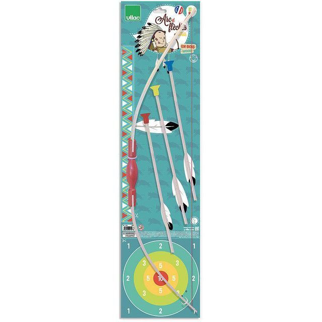 Juego Madera Lanzar Flechas y Arcos-1