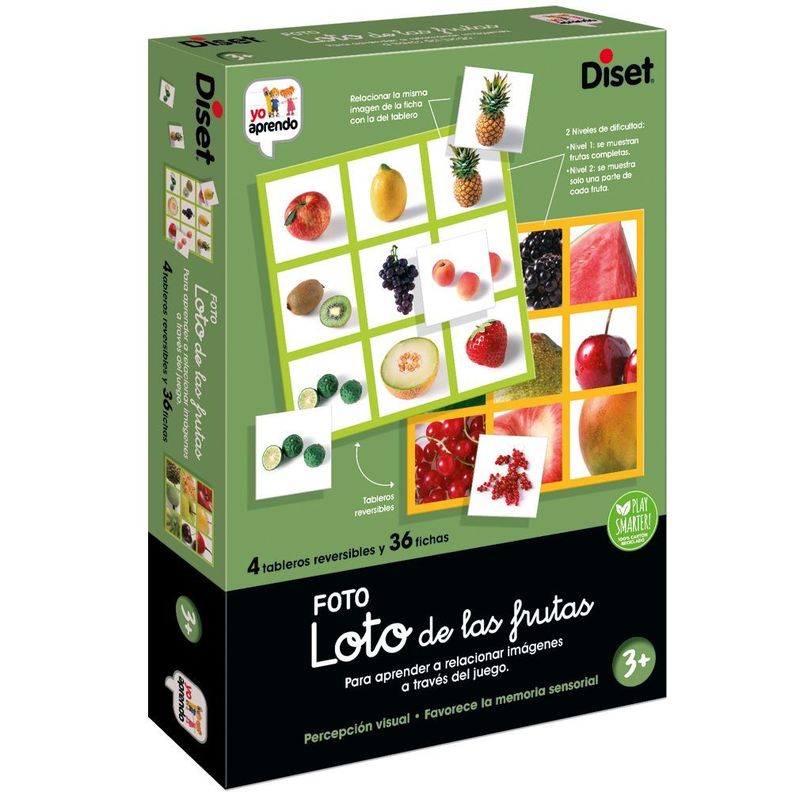 Juego Loto foto de frutas-0