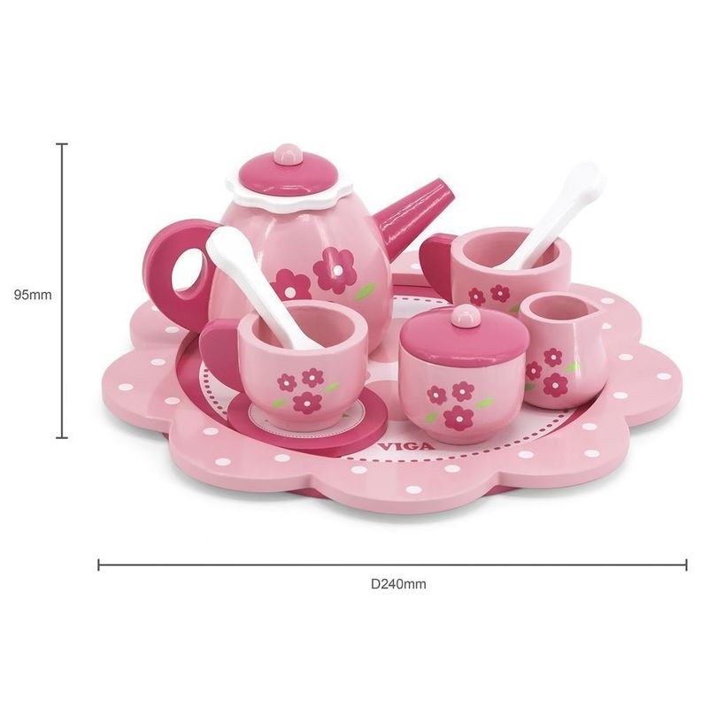 Juguete Madera Set Te Rosado-1