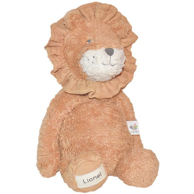 Peluche leon organico 32 cm-0