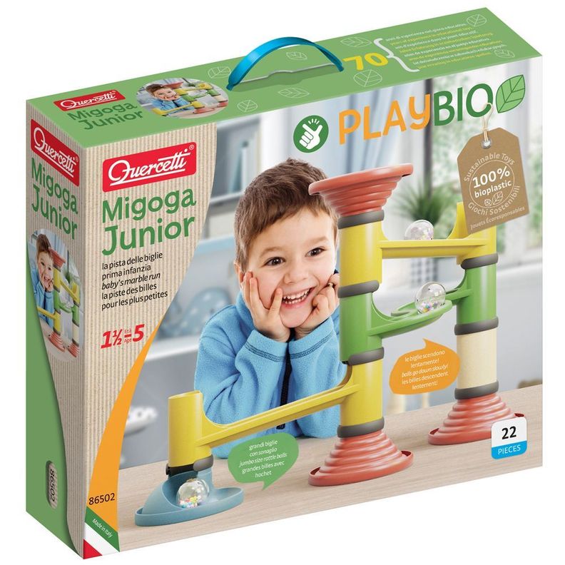 Juguete bebé Circuito Bolitas Migoga Junior Bio 22 piezas -0