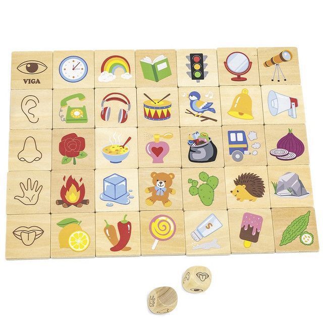 Juego Madera Puzzle Educativo Set Sensaciones-0