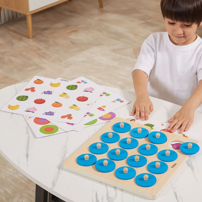 Juego Didáctico De Mesa Memory En Madera Gigante-4