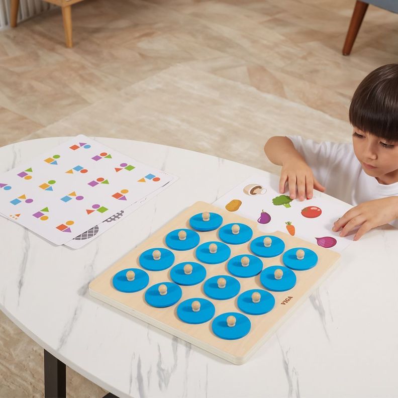 Juego Didáctico De Mesa Memory En Madera Gigante-3