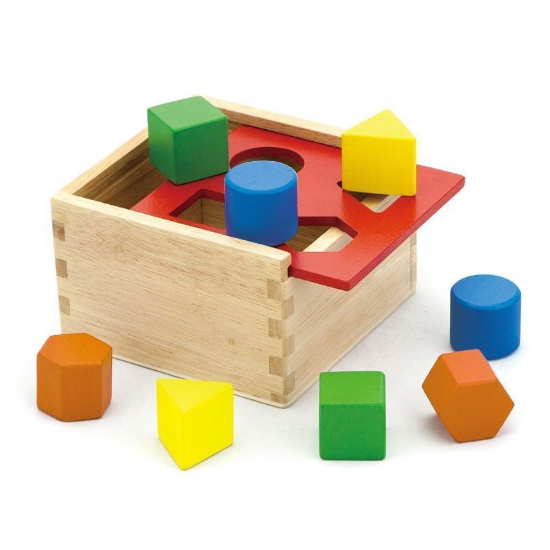 Juguete Madera Encaje  Formas 8 pz-0