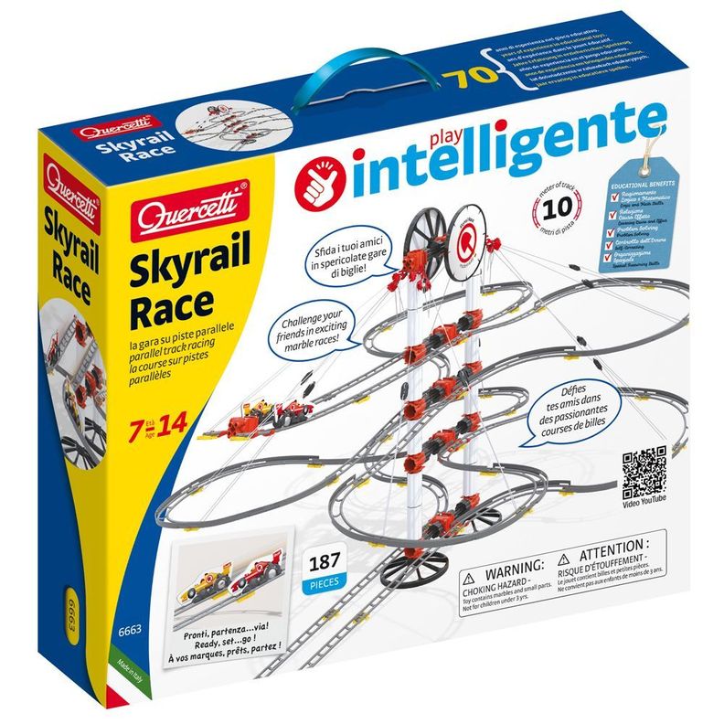 Juguete Circuito Bolitas Skyrail Race 187 piezas -0