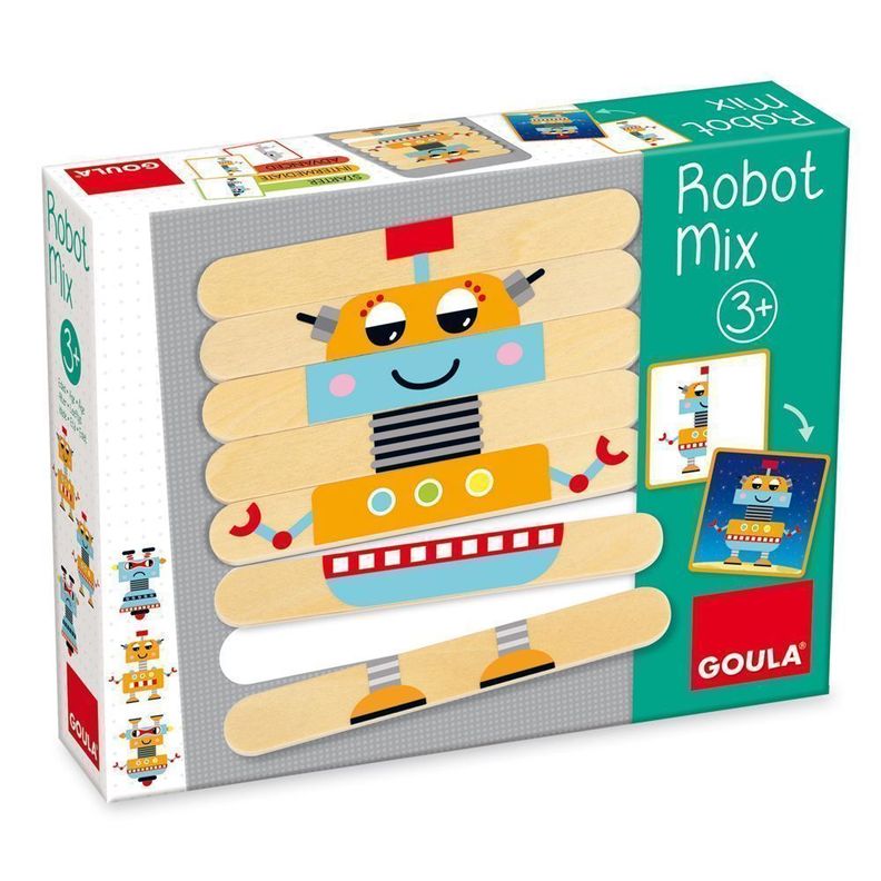 Juego Puzzle Robot Mix-0