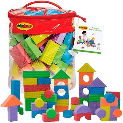 Bloques Goma Eva Texturas 80 pz