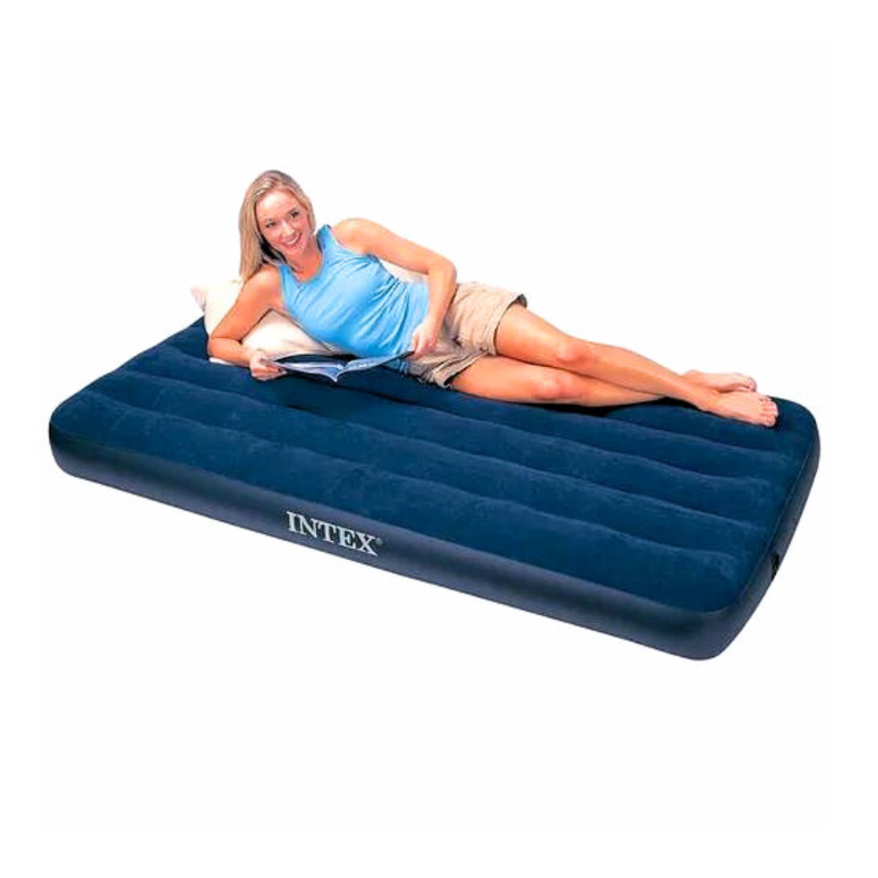 Colchón inflable Marca Intex 1,5 plaza y media 99x 191x 25cm-5