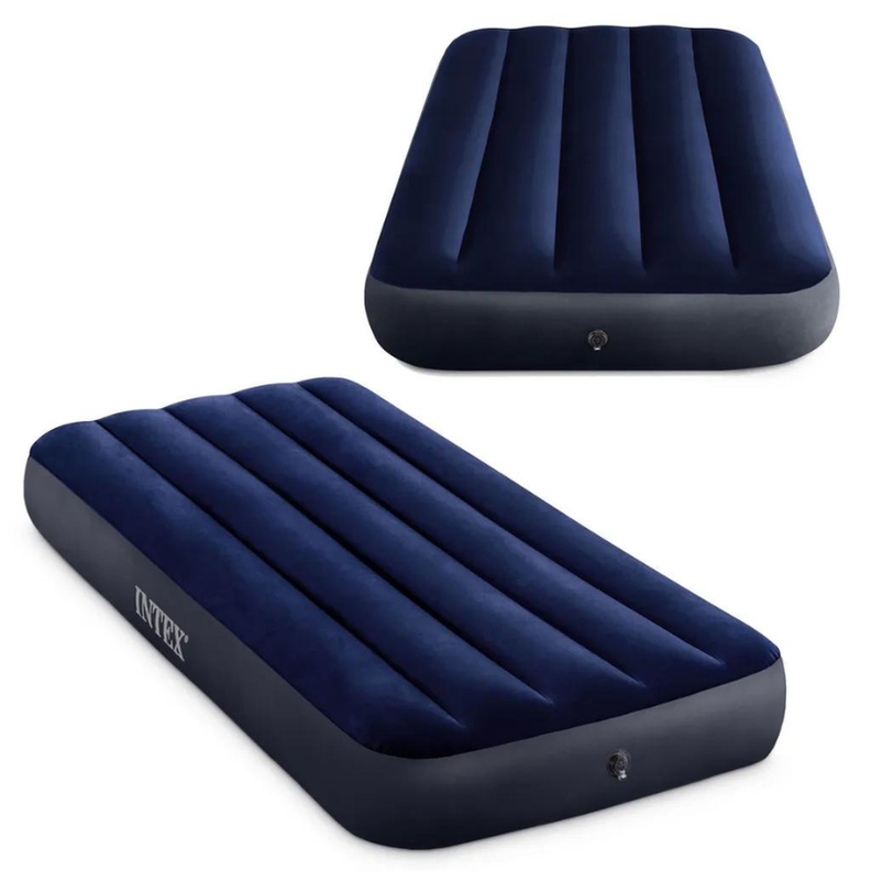 Colchón inflable Marca Intex 1,5 plaza y media 99x 191x 25cm-6