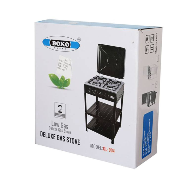 Cocina a Gas Boko Sobremesa 4 Quemadores con patas-6