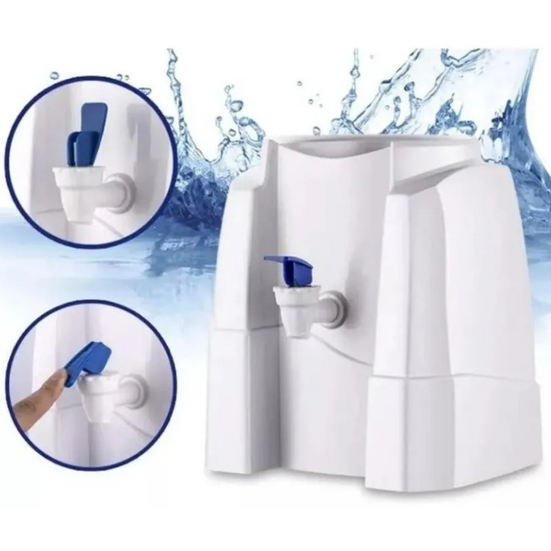 Dispensador de agua manual de mesa, soporte de agua para oficinas y hogares.-3