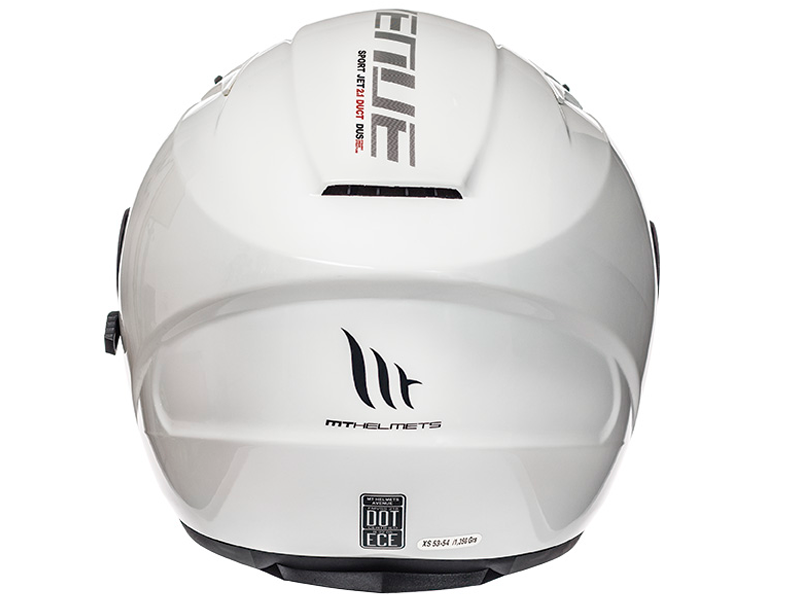 Casco De Moto Mt Avenue Sv Solid Blanco Perla-1