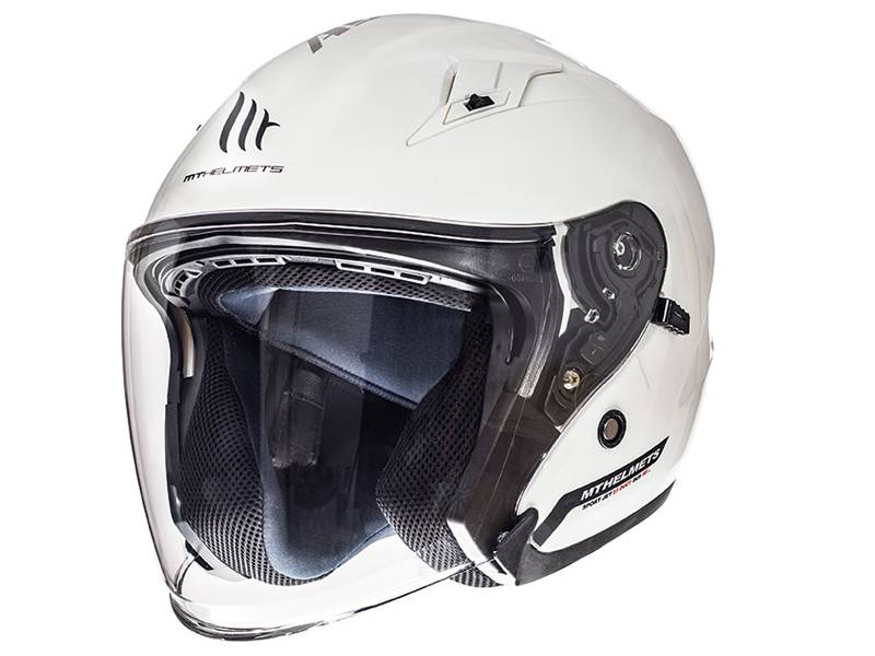Casco De Moto Mt Avenue Sv Solid Blanco Perla-0
