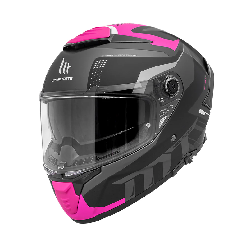 Casco MT Helmets Thunder 4 SV Goblin R8 Rosa + Pinlock-0