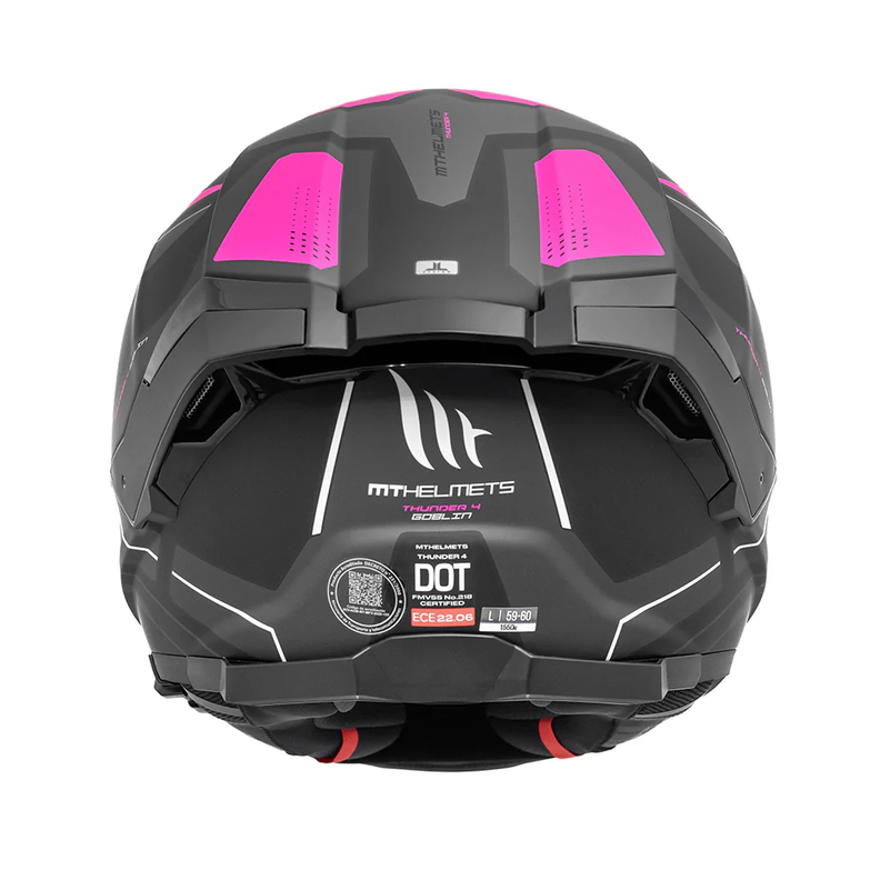 Casco MT Helmets Thunder 4 SV Goblin R8 Rosa + Pinlock-4