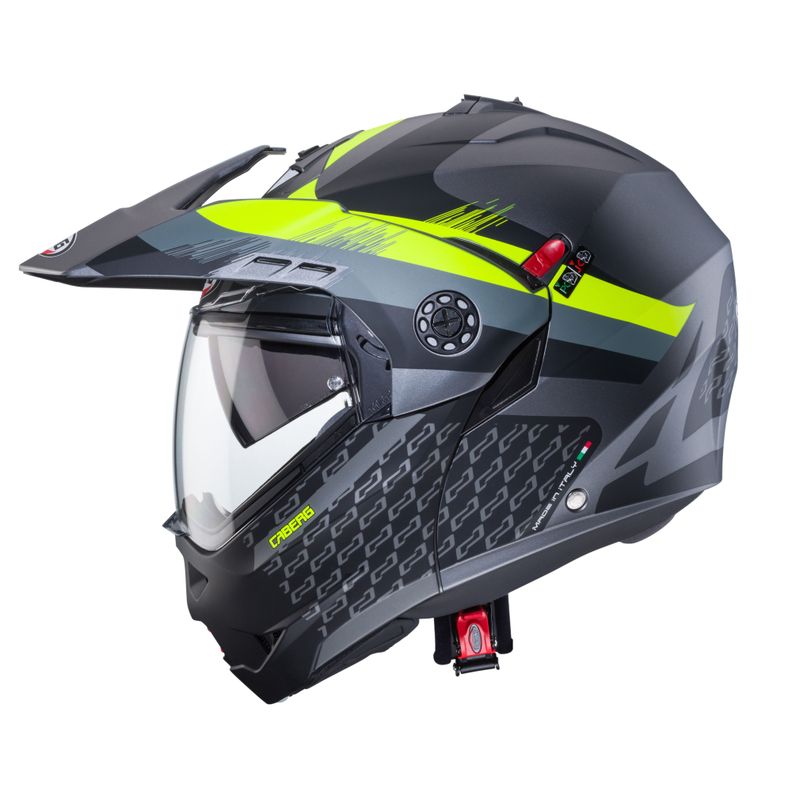 Casco de Moto Doble Proposito CABERG Tourmax X Sarabe Yellow