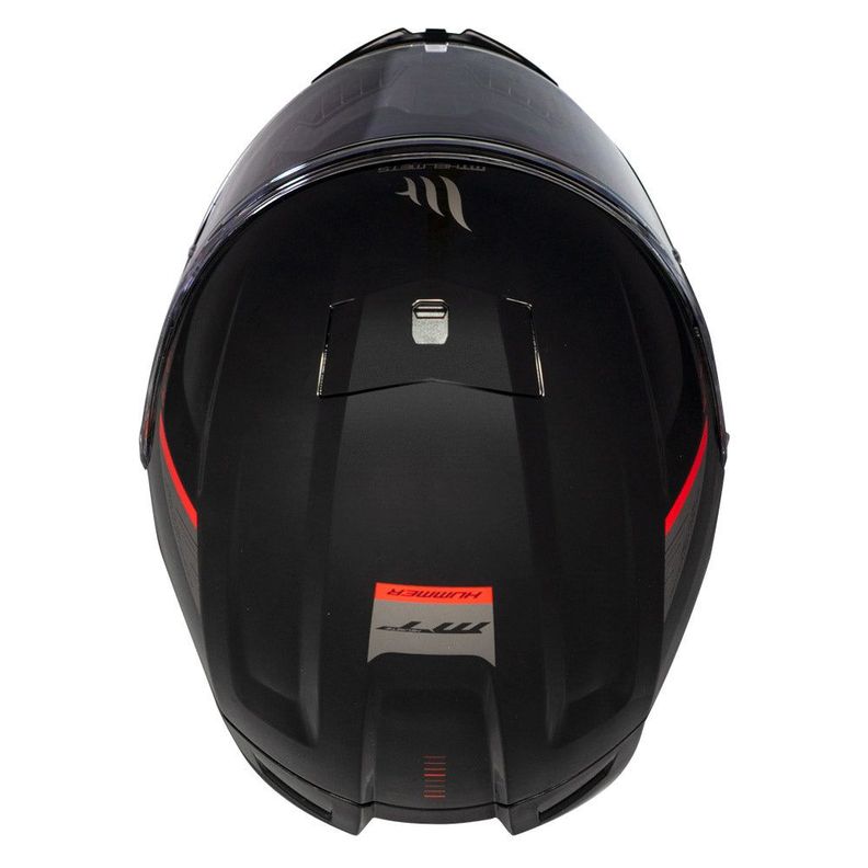 Casco De Moto Mt Helmets Hummer Solid Negro Brillo + Regalo-5