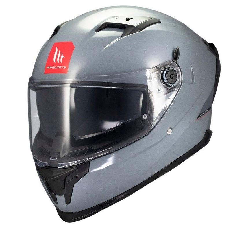 Casco MT Braker SV Solid A12 Gris Brillo-0
