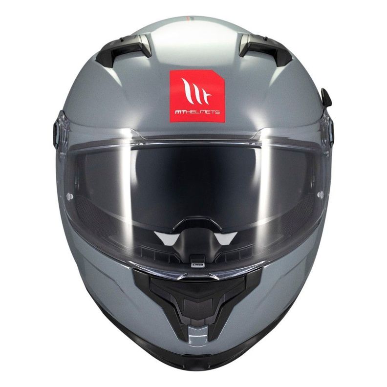 Casco MT Braker SV Solid A12 Gris Brillo-2